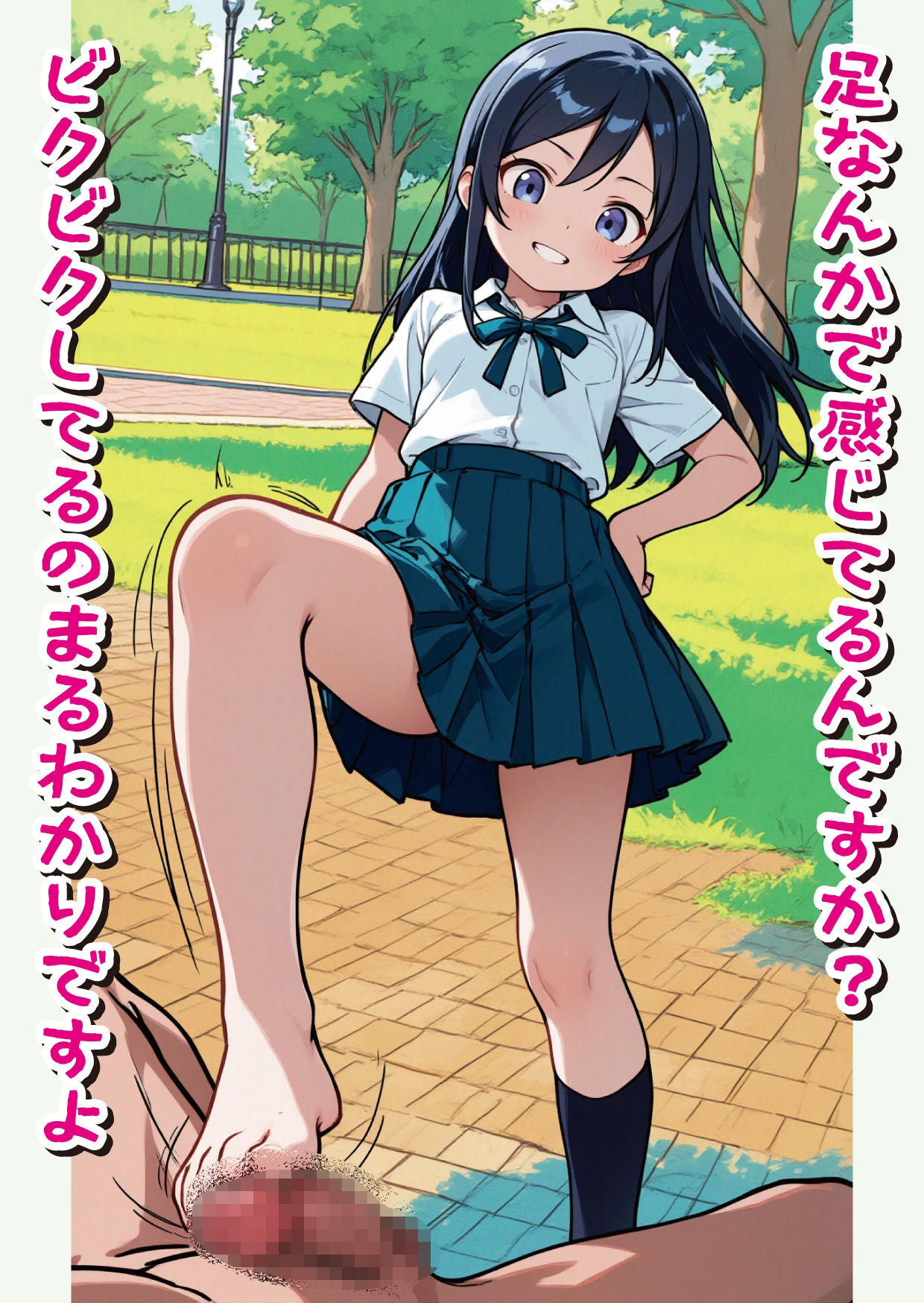 真面目で潔癖な●●●モデル様がホームレス相手に足コキボランティアなんてするハズがない。 サンプル画像2