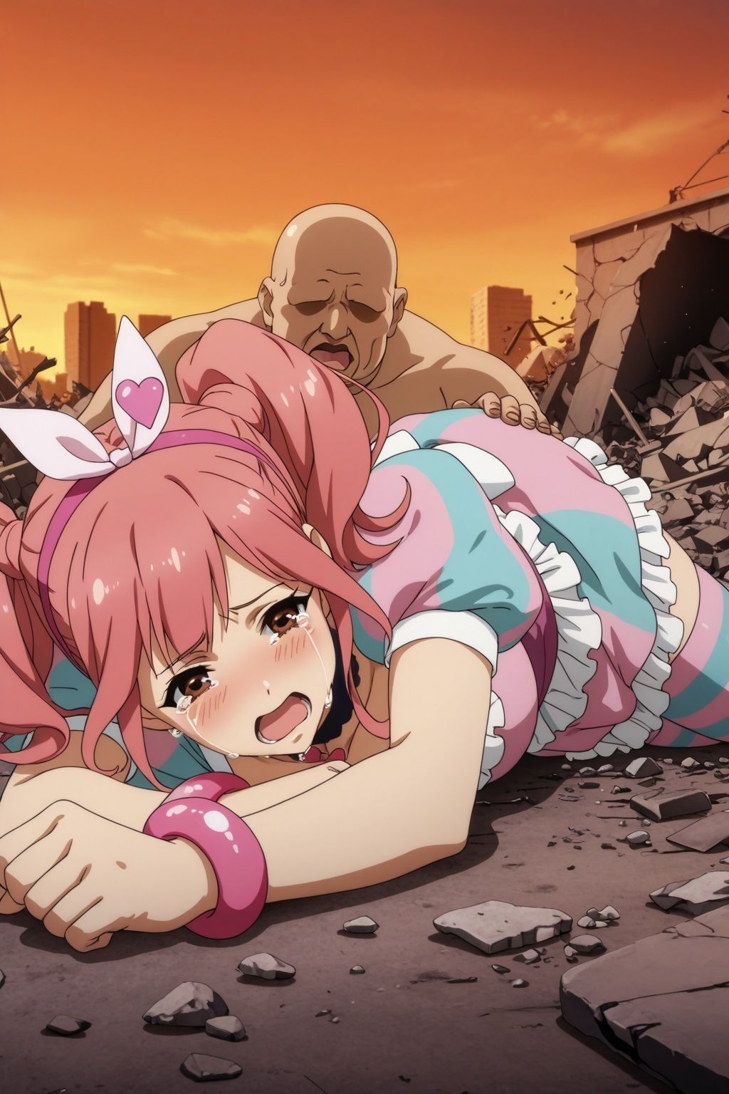 襲われたマ〇ナ・中島 ロストバージン孕ませSEX サンプル画像3