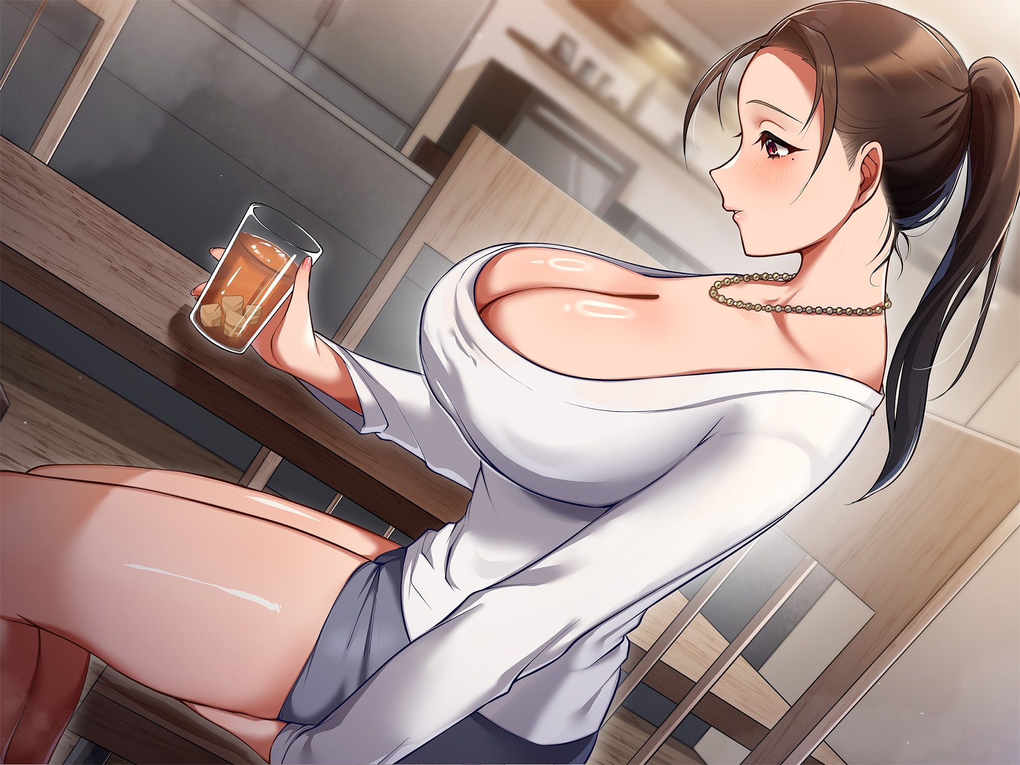 近所の人妻は元芸能人〜何度も抜いたあのヒトを食い尽くせ！〜 サンプル画像1