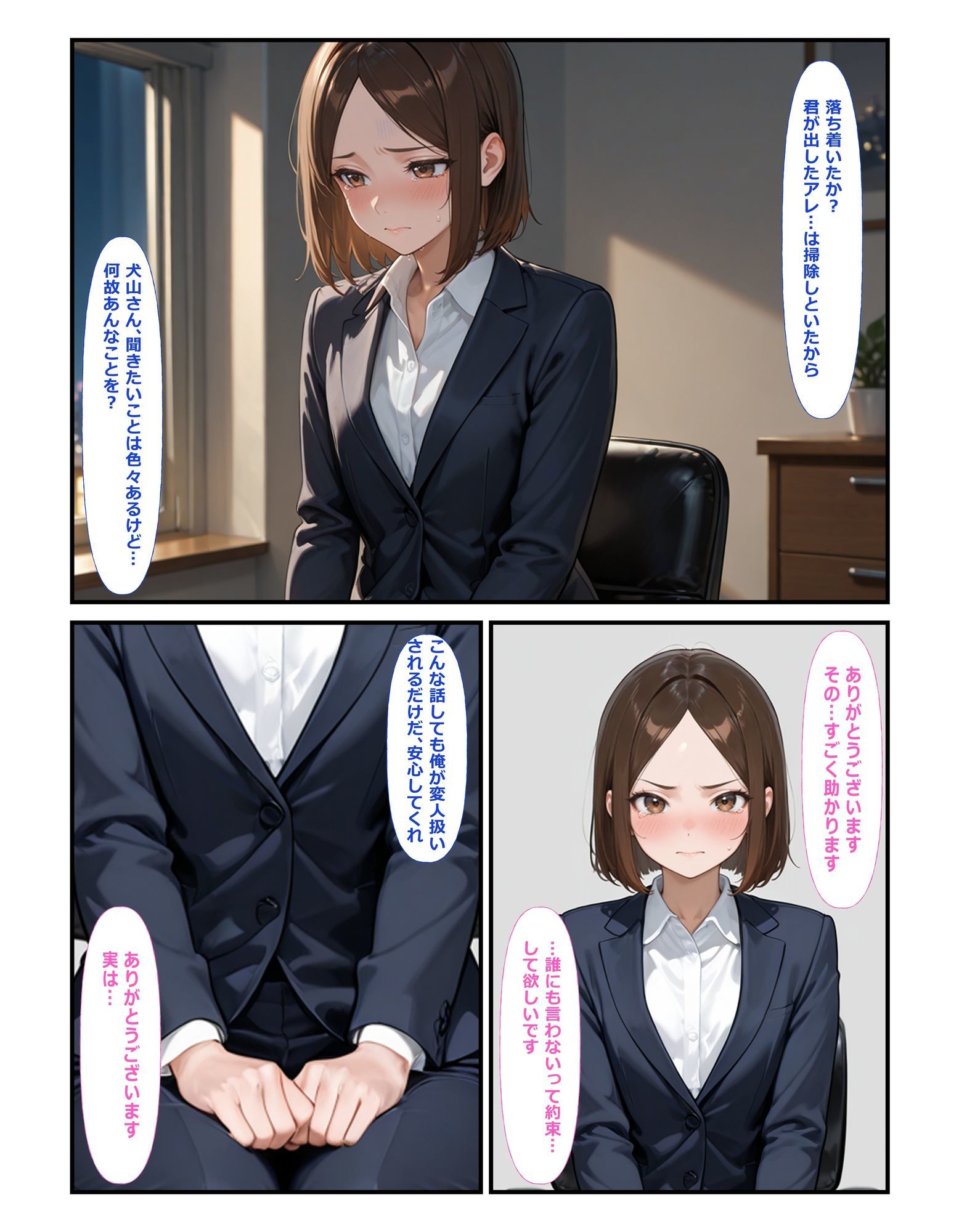 部下の犬山さん♀が職場でオナニー♂してた サンプル画像3