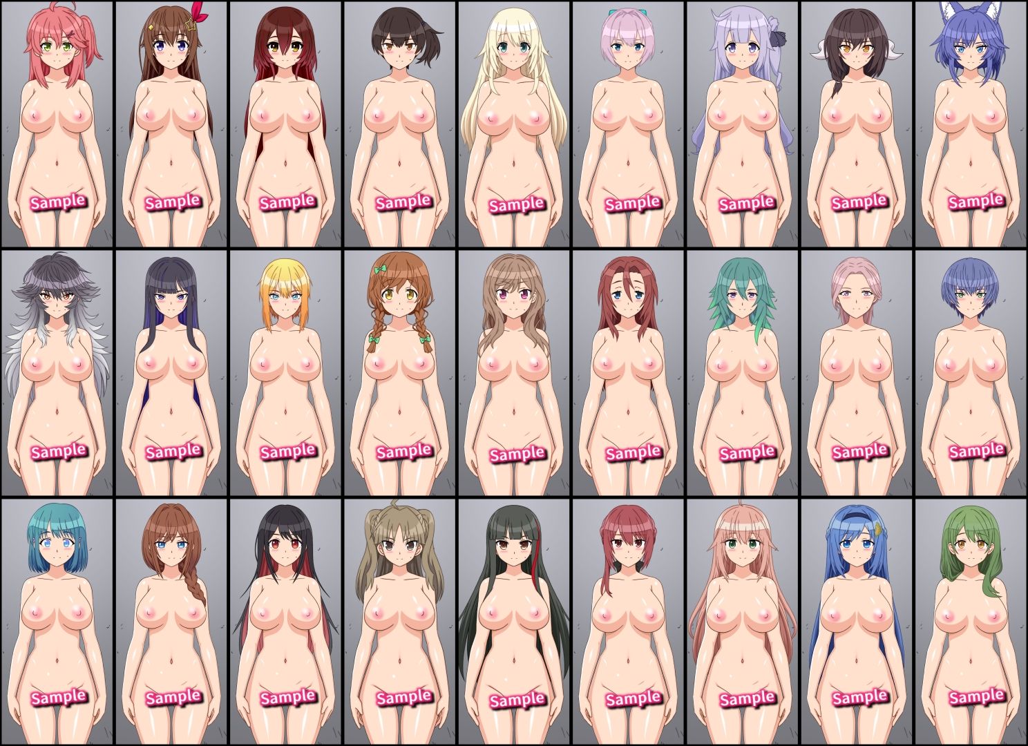 27人のパイパンヌードの女の子を「みつめえっち」したい人向けのCG集2026-VIER- サンプル画像3