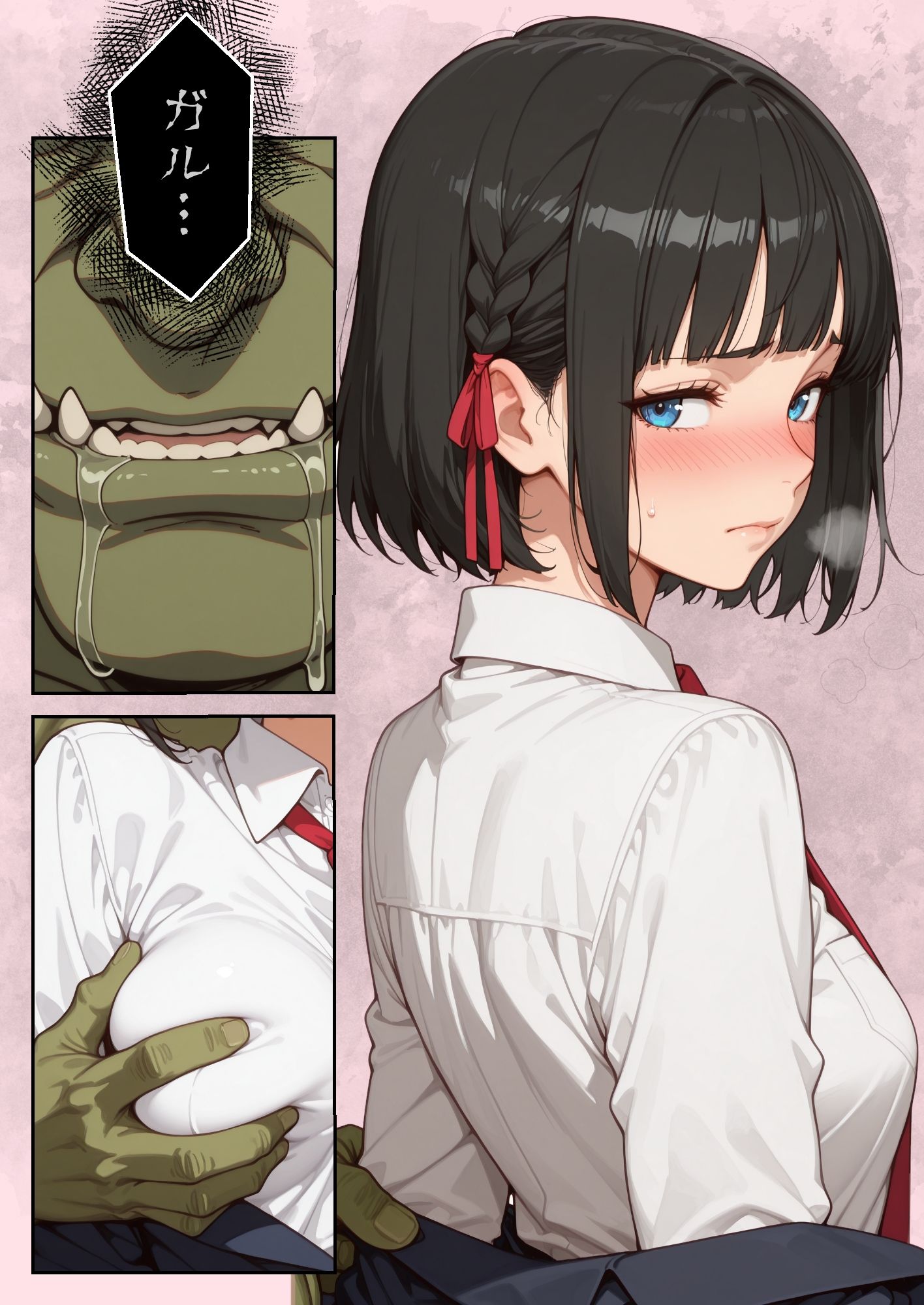 3回イッたら、オークのお嫁さんにされちゃう島 サンプル画像3