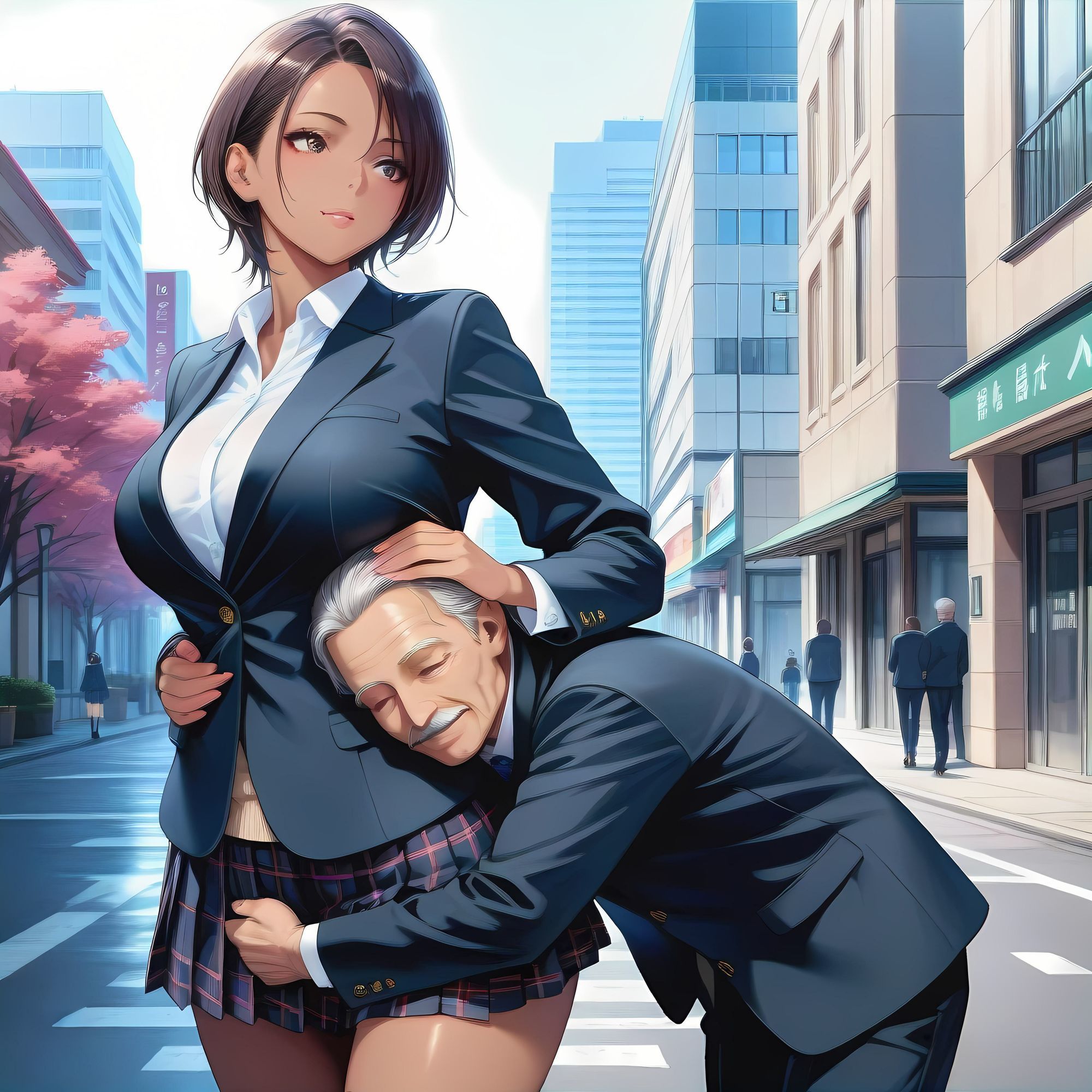 AIイラストストーリー『限りなく透明に近い老人』 サンプル画像7