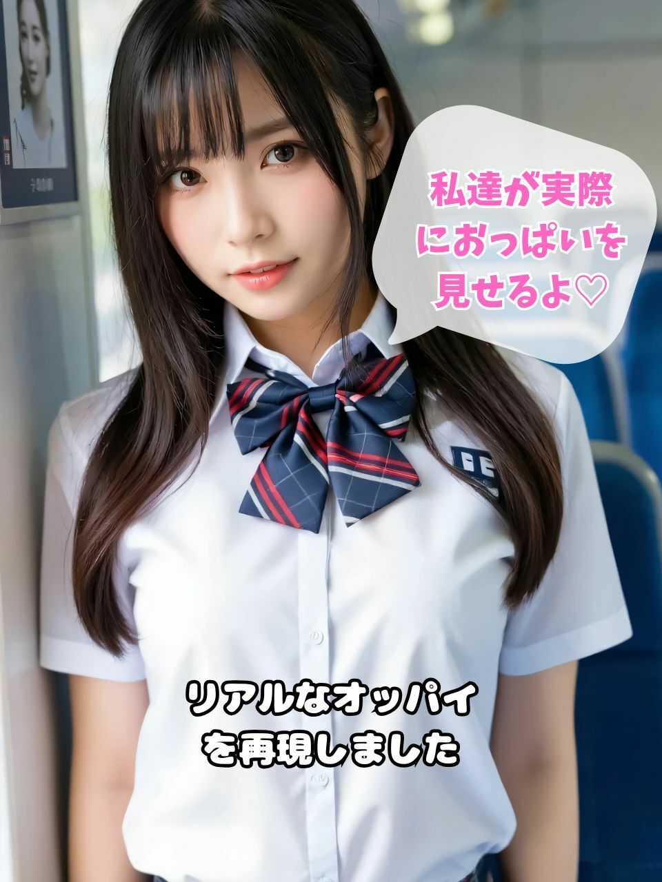 AI女子校正Real Movie オッパイ編 サンプル画像1