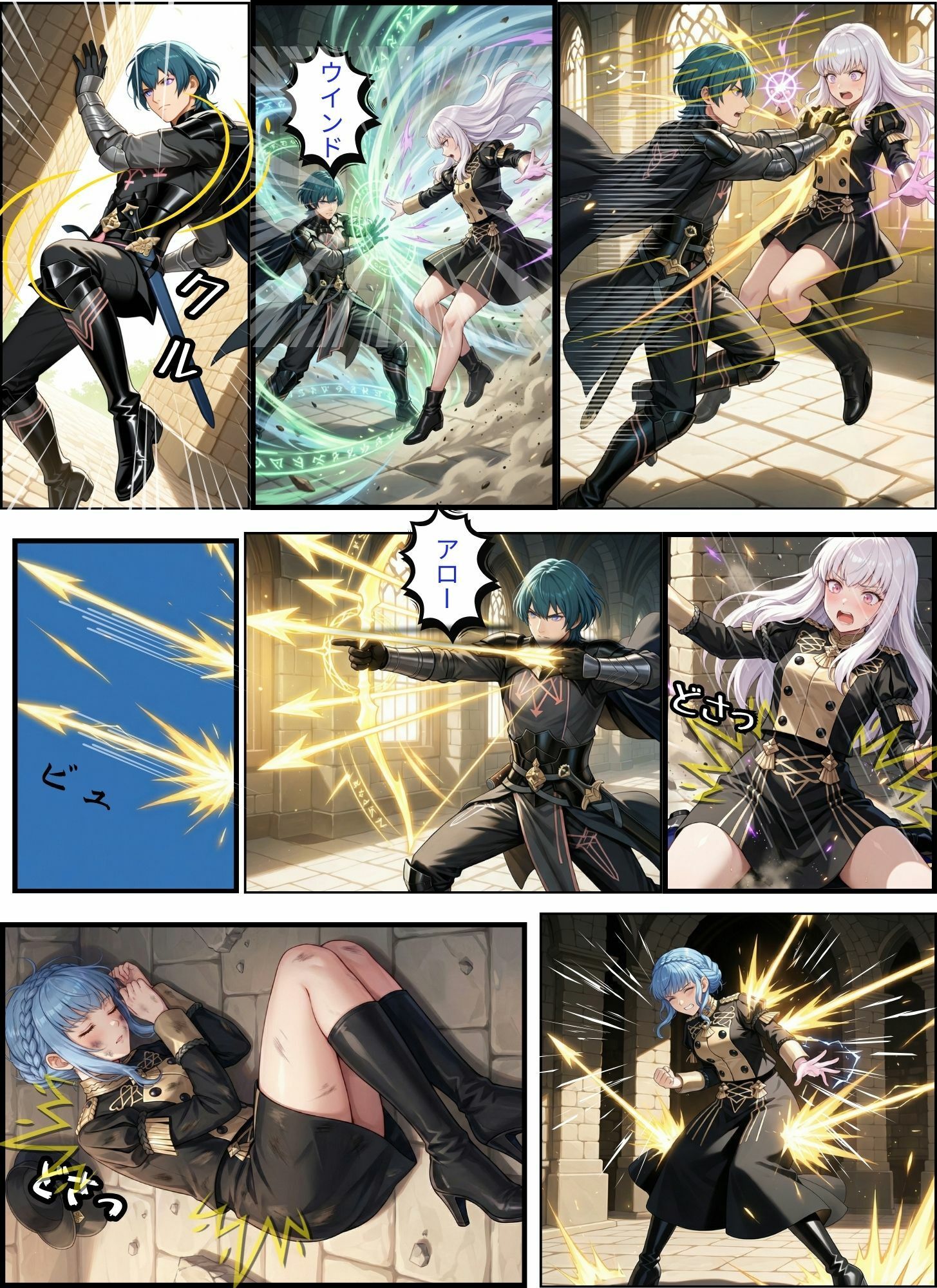 FE  修道院の先生と王様 サンプル画像1