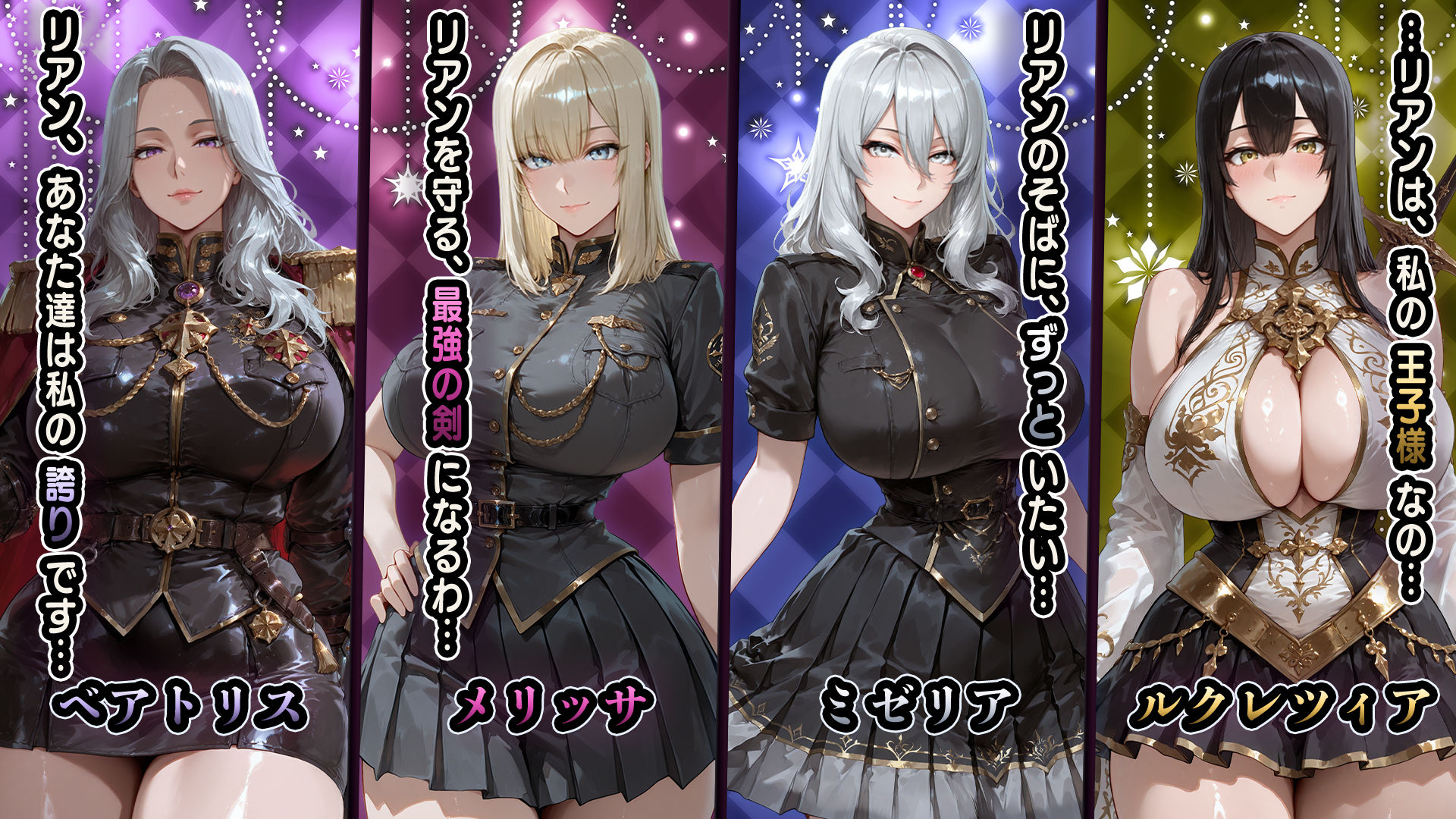 NTRファンタジー 堕落と支配の連鎖 -帝国女子たちの陥落- サンプル画像4