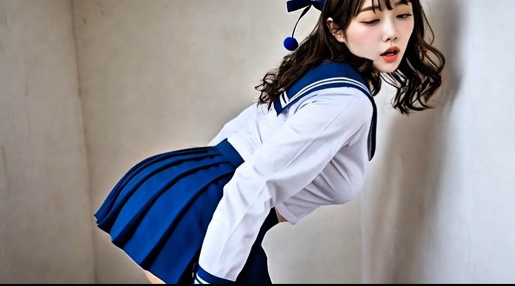 No.001  JKデカ尻動画 〜尻フェチ専用 ムチムチ制服尻30分耐久〜 サンプル画像4