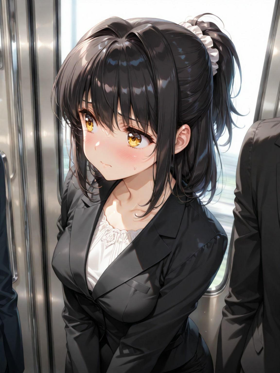 OL  痴●電車 サンプル画像1