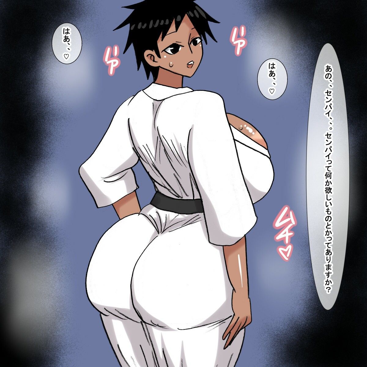 yk 空手に熱心な後輩とセックスする話 サンプル画像2