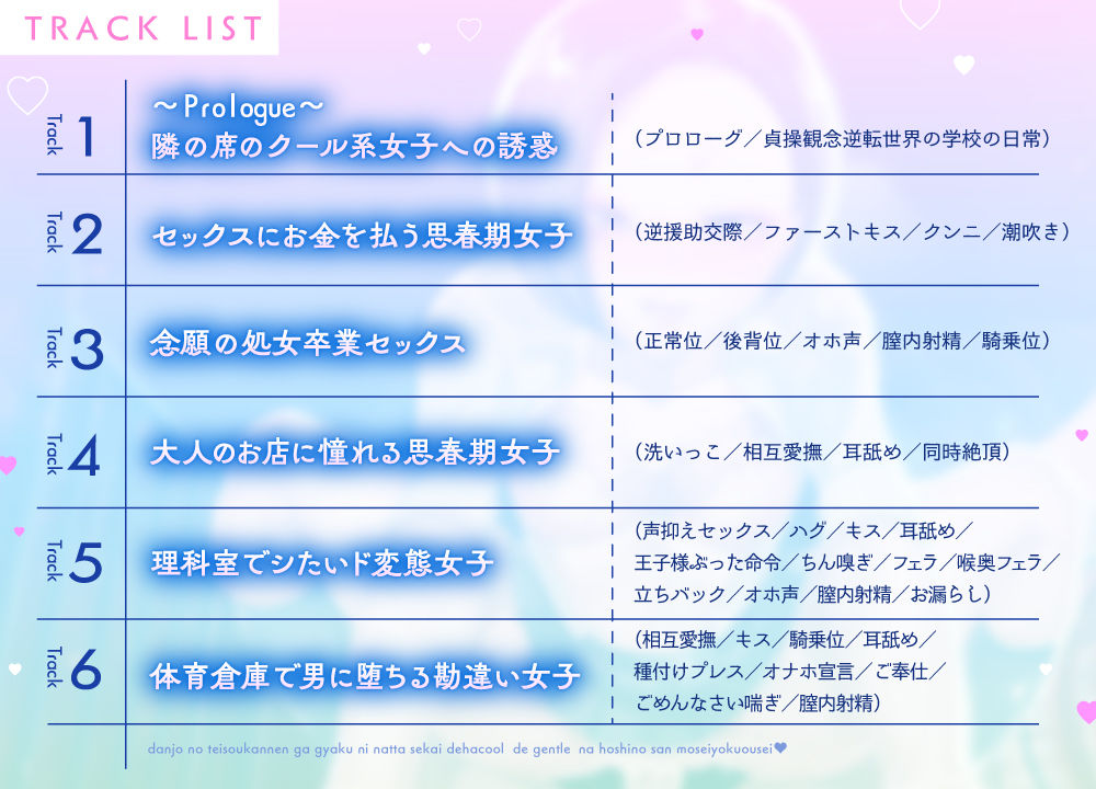 《特典Live2D同梱》男女の貞操観念が逆になった世界ではクールでジェントルな星野さんも性欲旺盛♪男は大人しくリードされるのが普通でしょ…？お゛っほおお〜 サンプル画像4