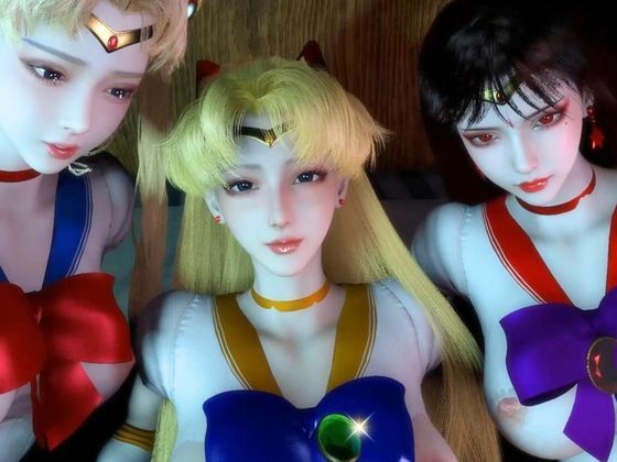 【100円アニメ】制服ムーンのアイドルビーナスハーレム動画【セーラームーン｜愛野美奈子】 サンプル画像1