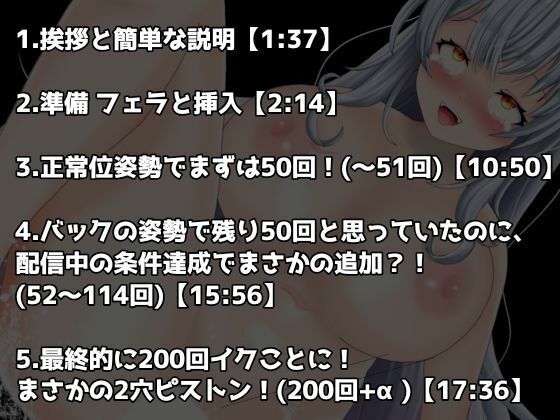 【1日100回絶頂ノルマシーズン2】＃6 まさかの200回絶頂？！超巨根馬型ディルドピストンで、即堕ち連続絶頂！イキすぎて大絶叫からの気絶！！ サンプル画像2