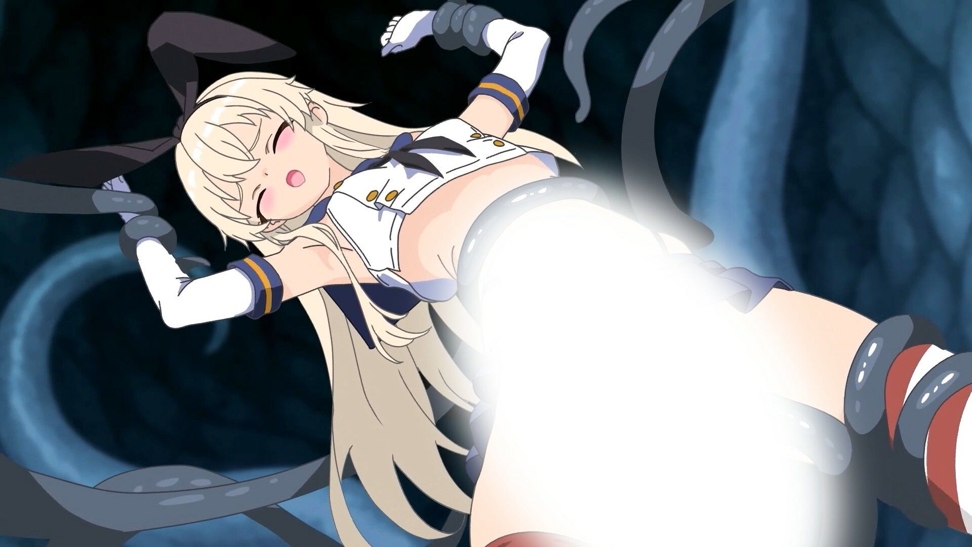 【Live2Dアニメ】深海棲艦に捕縛された島風の末路… サンプル画像3