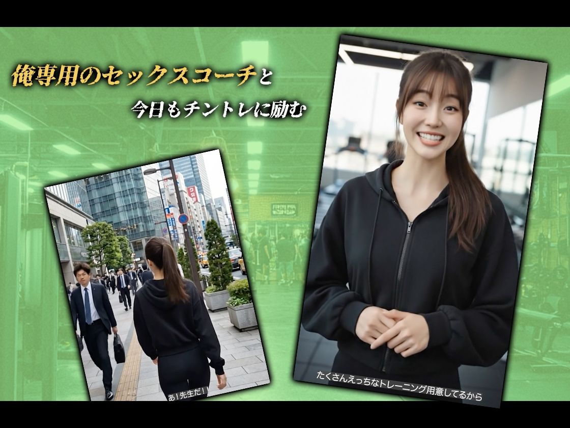 【ストーリー動画】俺専用SEXコーチ【射精あり】 サンプル画像1