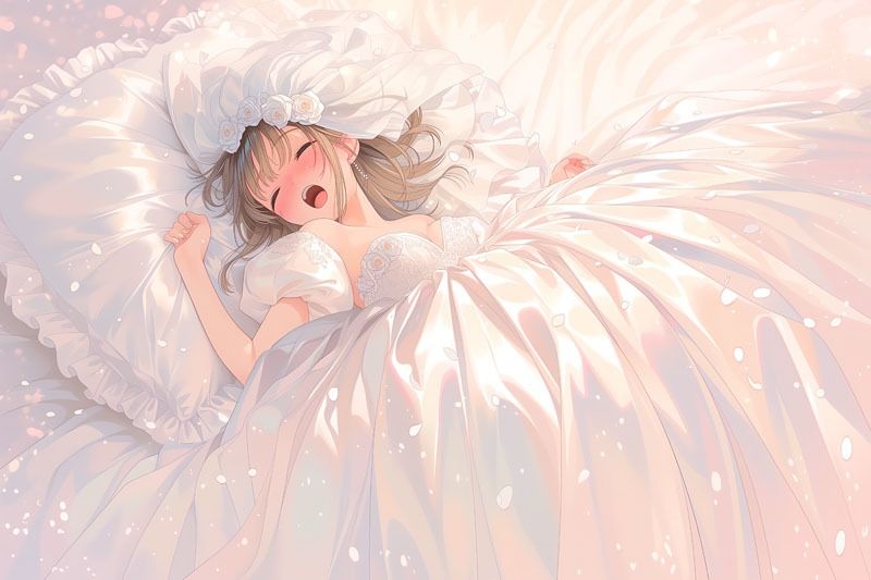 【ドレス美少女49】ツルツルドレスの中の秘め事 サンプル画像2