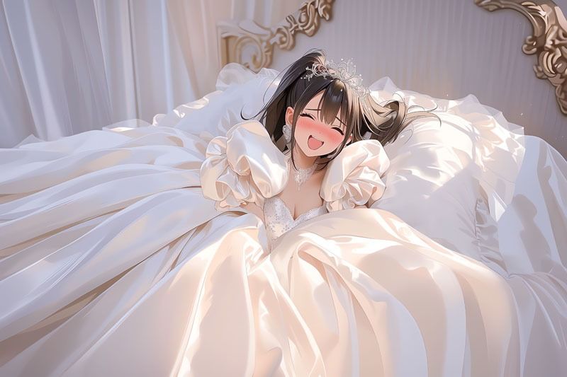 【ドレス美少女49】ツルツルドレスの中の秘め事 サンプル画像5