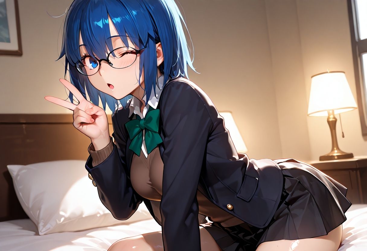 【中出し】シ◯ル先輩とセックス サンプル画像1