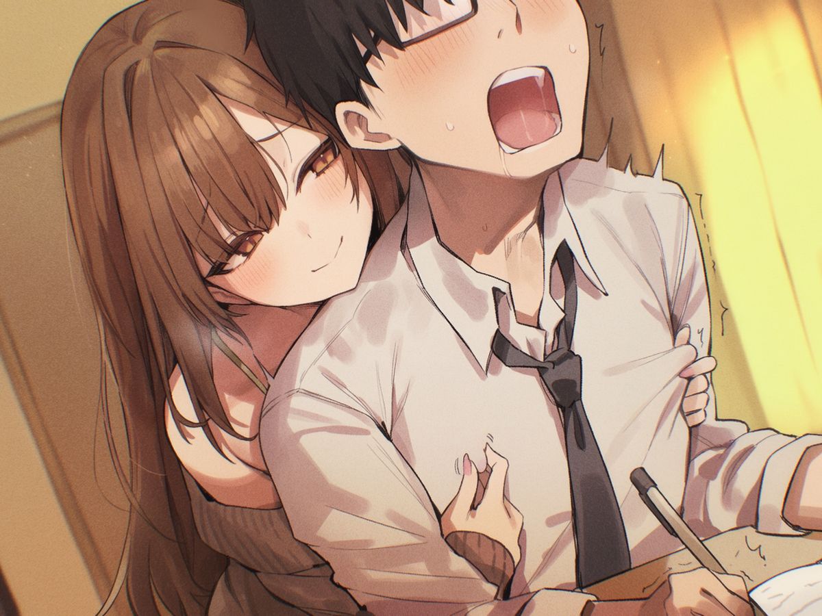 【乳首マゾ専用】家庭教師のお姉さんが‘乳首’教えてあげる（はーと）〜乳首開発されて、勉強どころじゃないッ！〜【乳首射精・メス堕ち・ノーハンド射精】 サンプル画像3