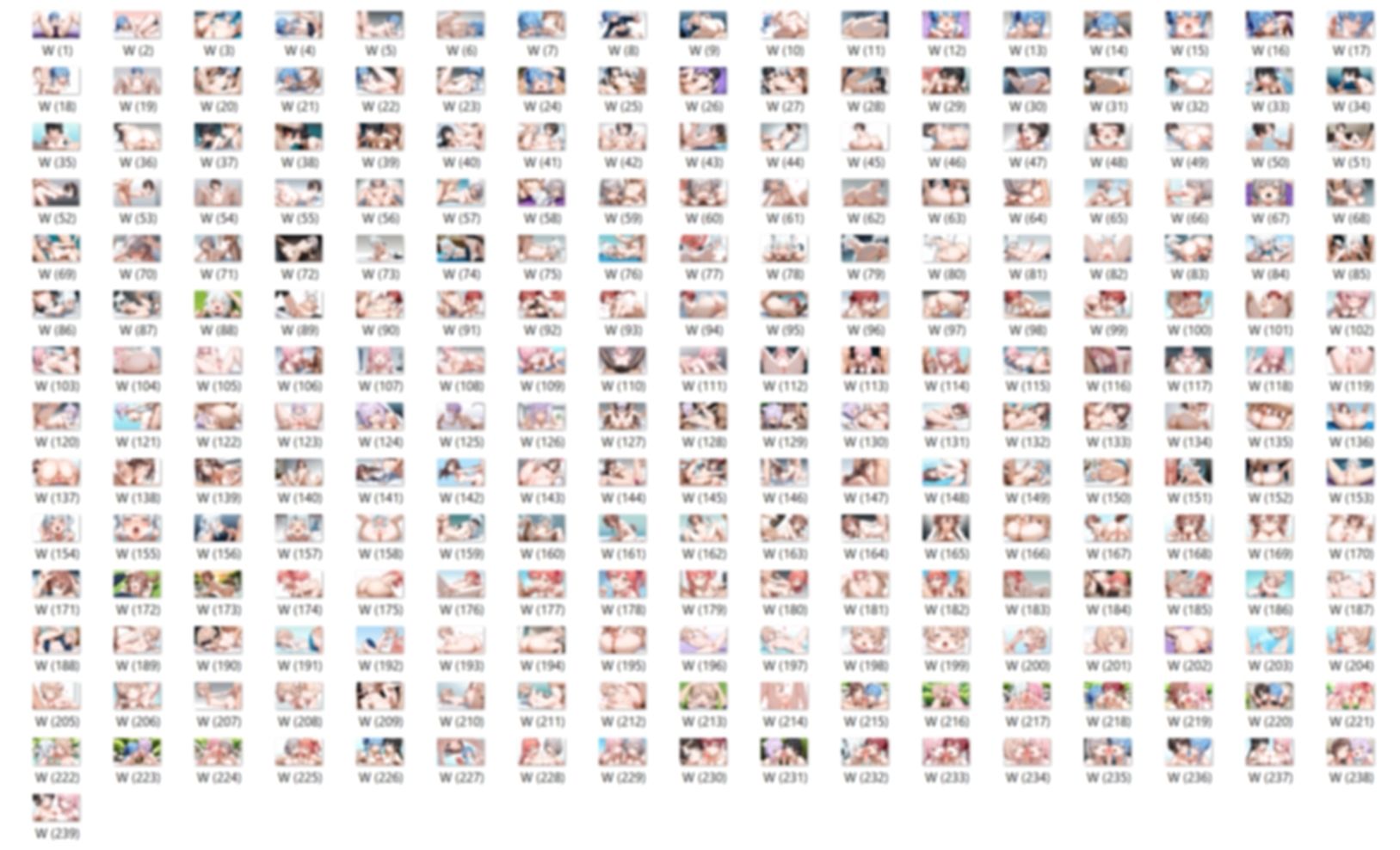 【男性器あり】13キャラ イラスト集 （500枚） サンプル画像3