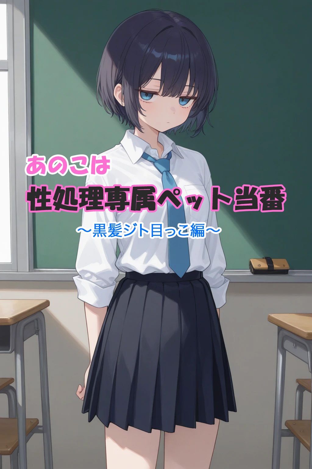 あのこは性処理専属ペット当番  〜黒髪ジト目っこ編〜 サンプル画像1