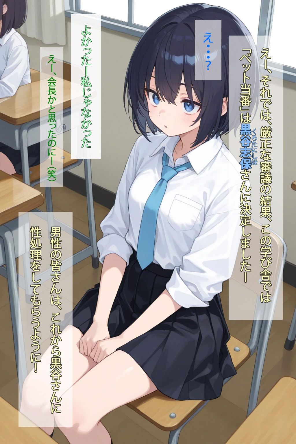 あのこは性処理専属ペット当番  〜黒髪ジト目っこ編〜 サンプル画像2