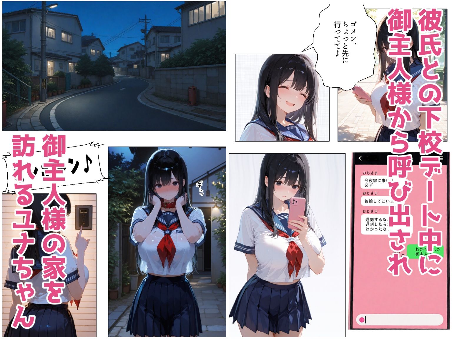 おじさんの性奴●になったユナちゃんの調教日記 サンプル画像1