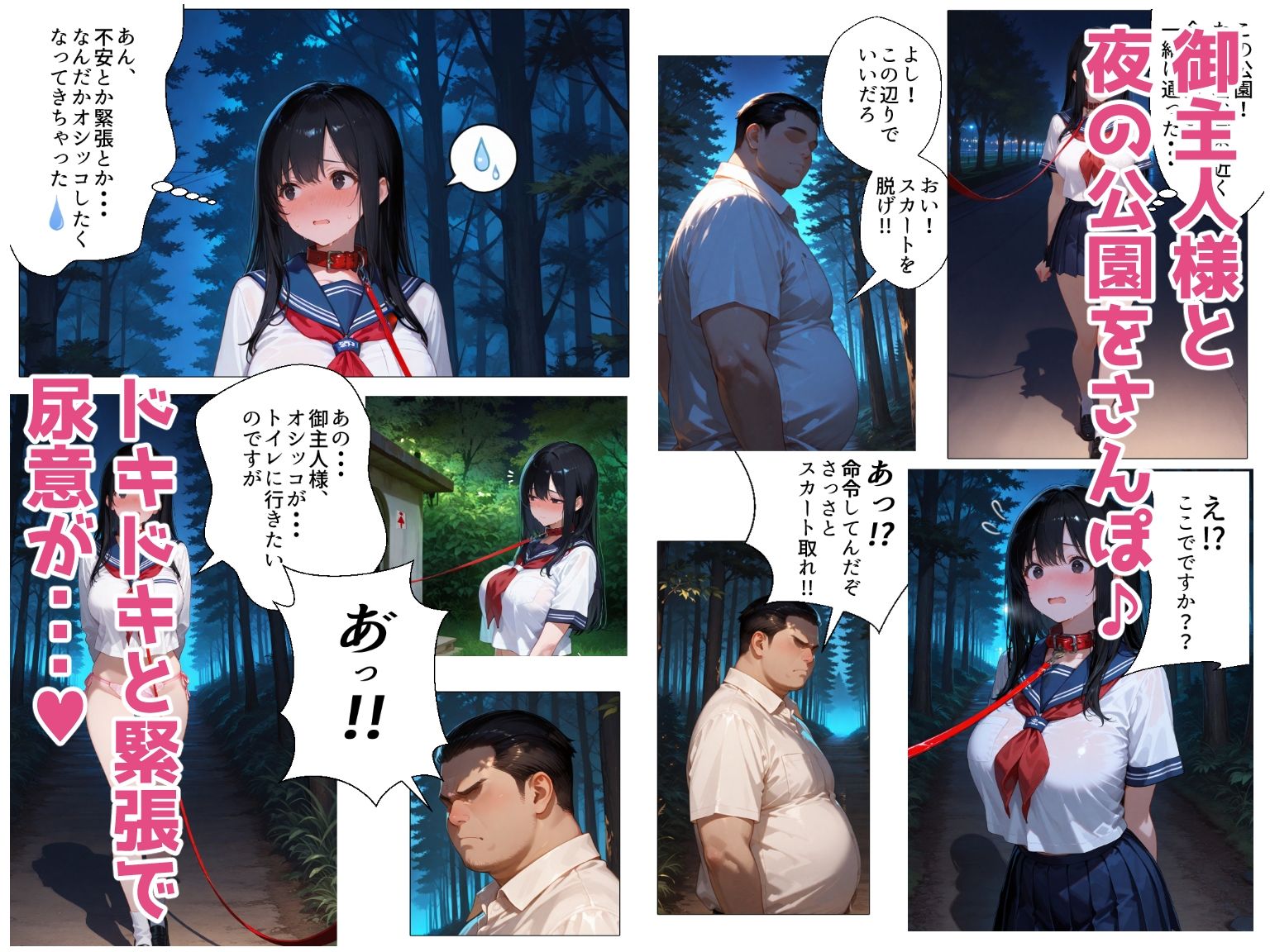 おじさんの性奴●になったユナちゃんの調教日記 サンプル画像2