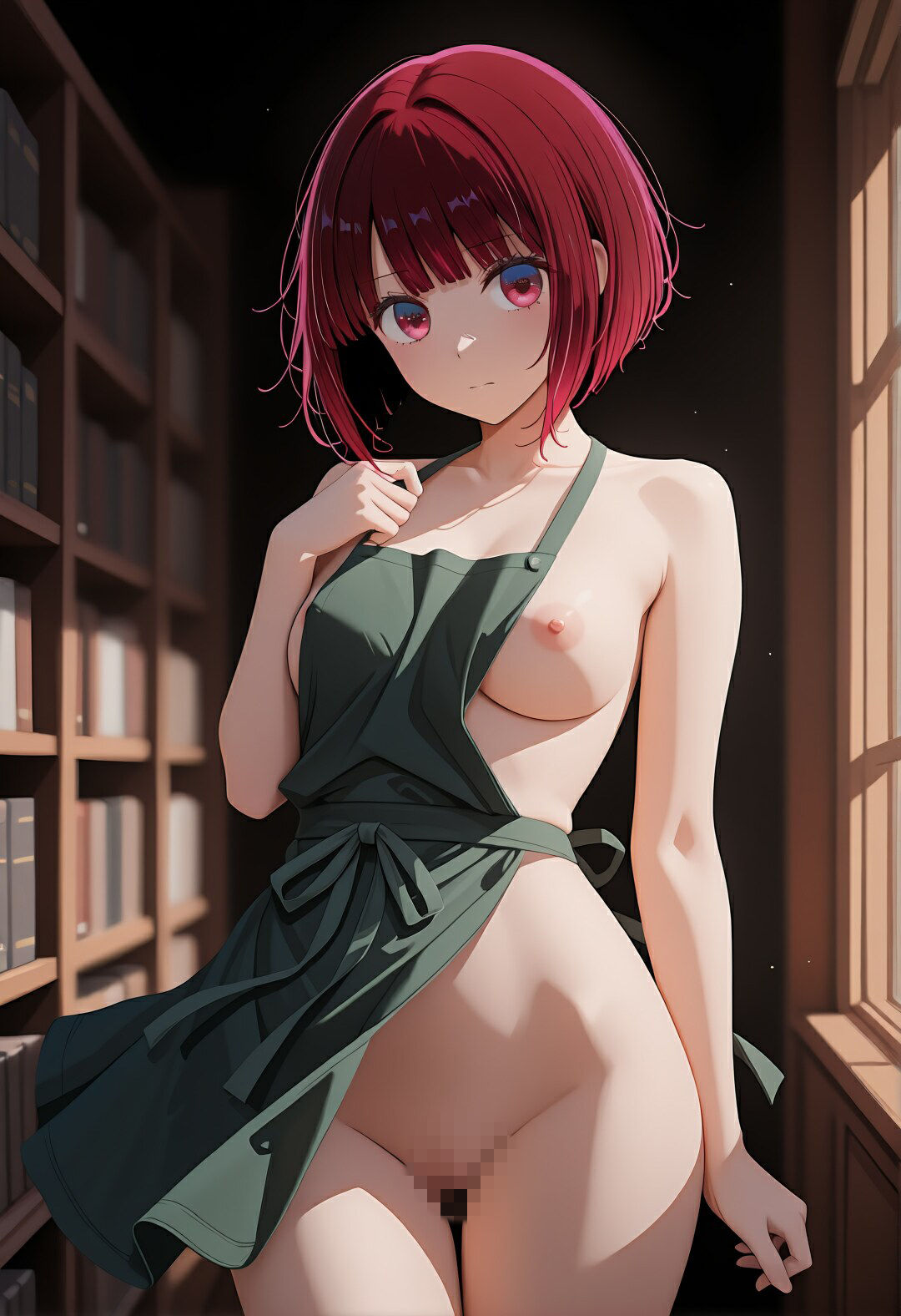 しーっ…全部見透かされてる（はーと） 有〇かなの図書館中出し孕ませ記録 サンプル画像3