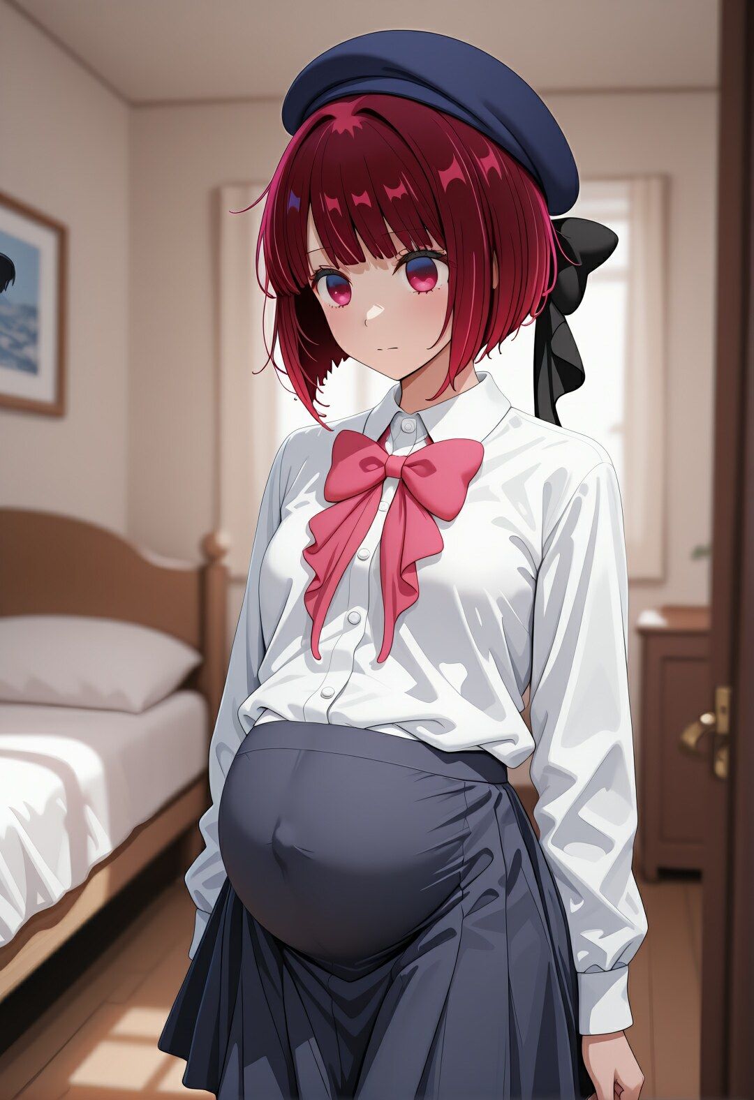 しーっ…全部見透かされてる（はーと） 有〇かなの図書館中出し孕ませ記録 サンプル画像8