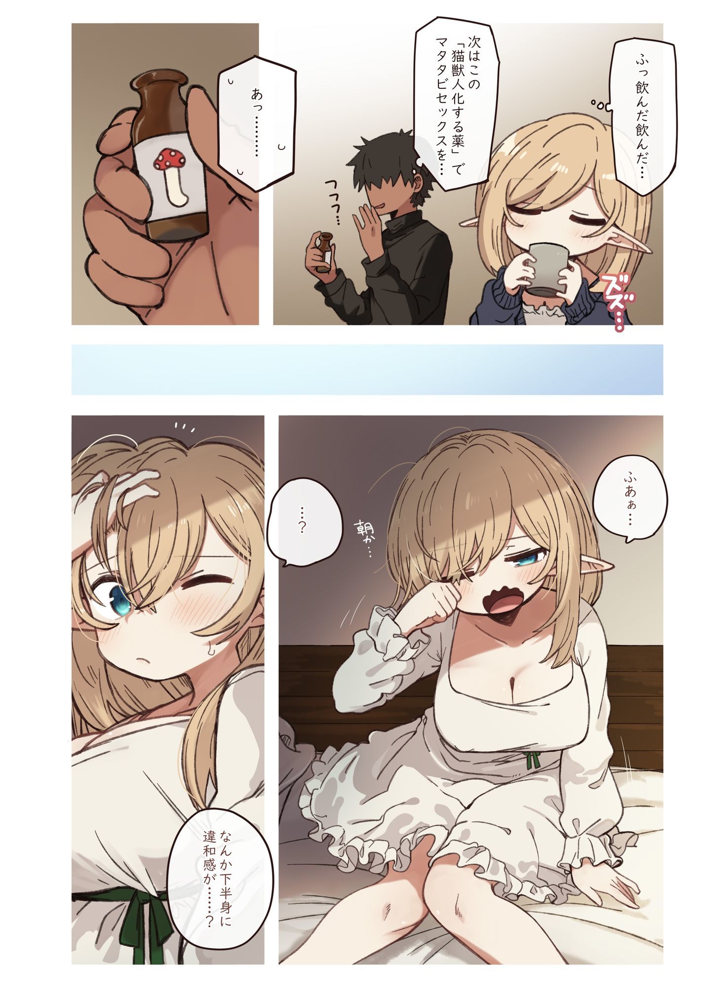 エルフと悪い薬。 サンプル画像1