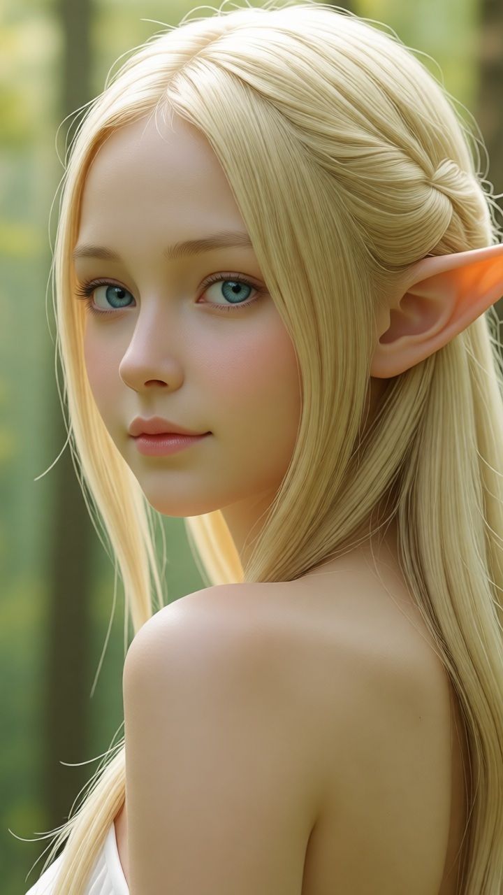 エルフの美女 -野外の情事- サンプル画像3