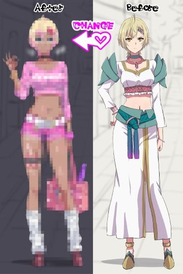 エルフ精霊使いがギャルになる話 サンプル画像1