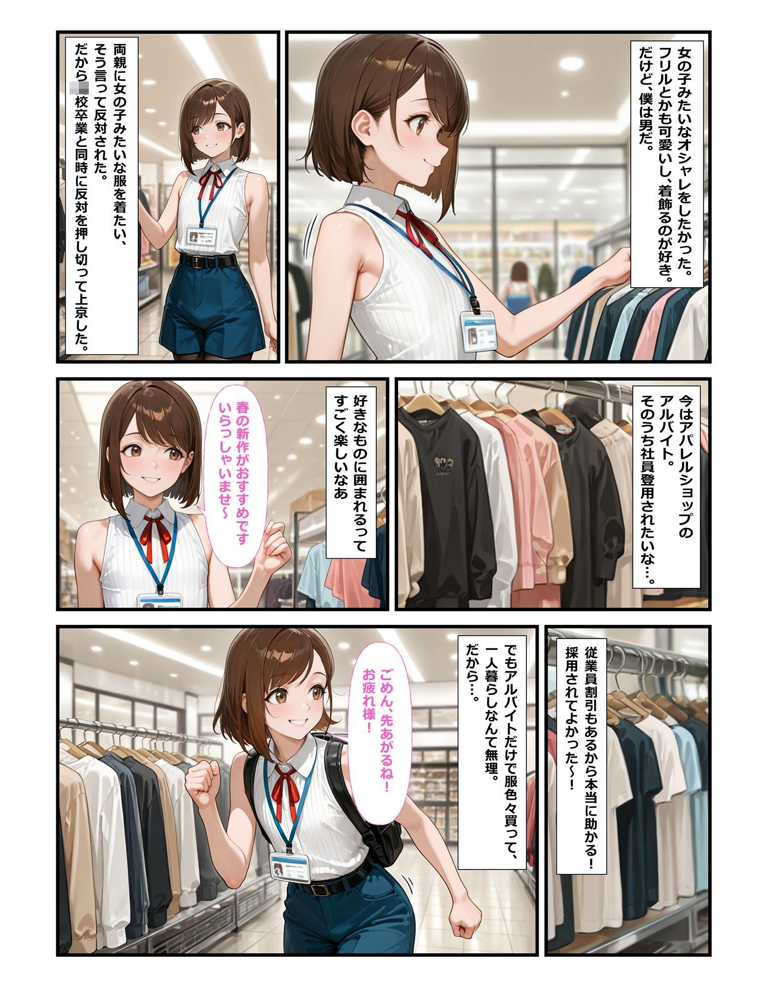 オシャレ男の娘ニューハーフ肉便器に堕ちる サンプル画像1