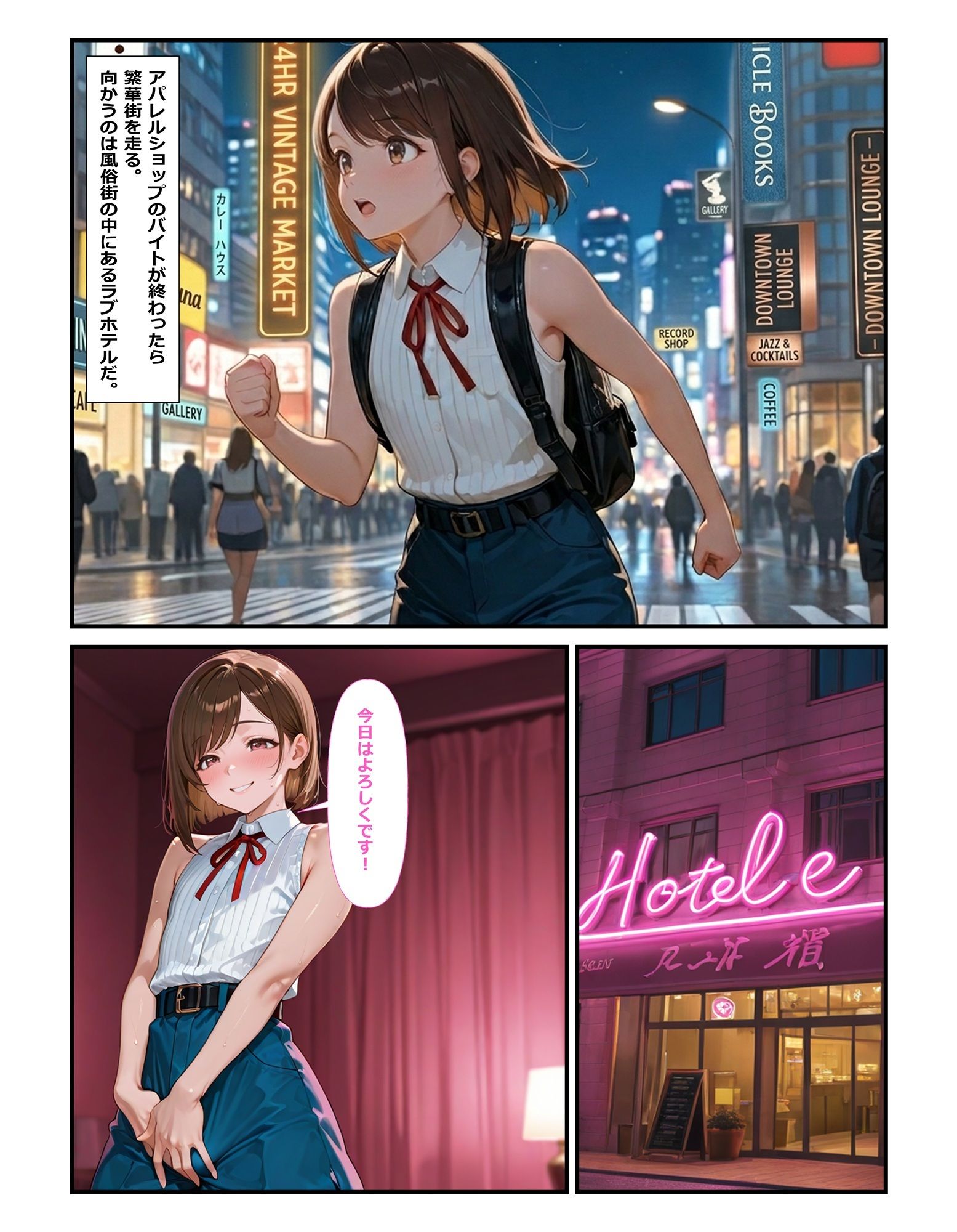 オシャレ男の娘ニューハーフ肉便器に堕ちる サンプル画像2