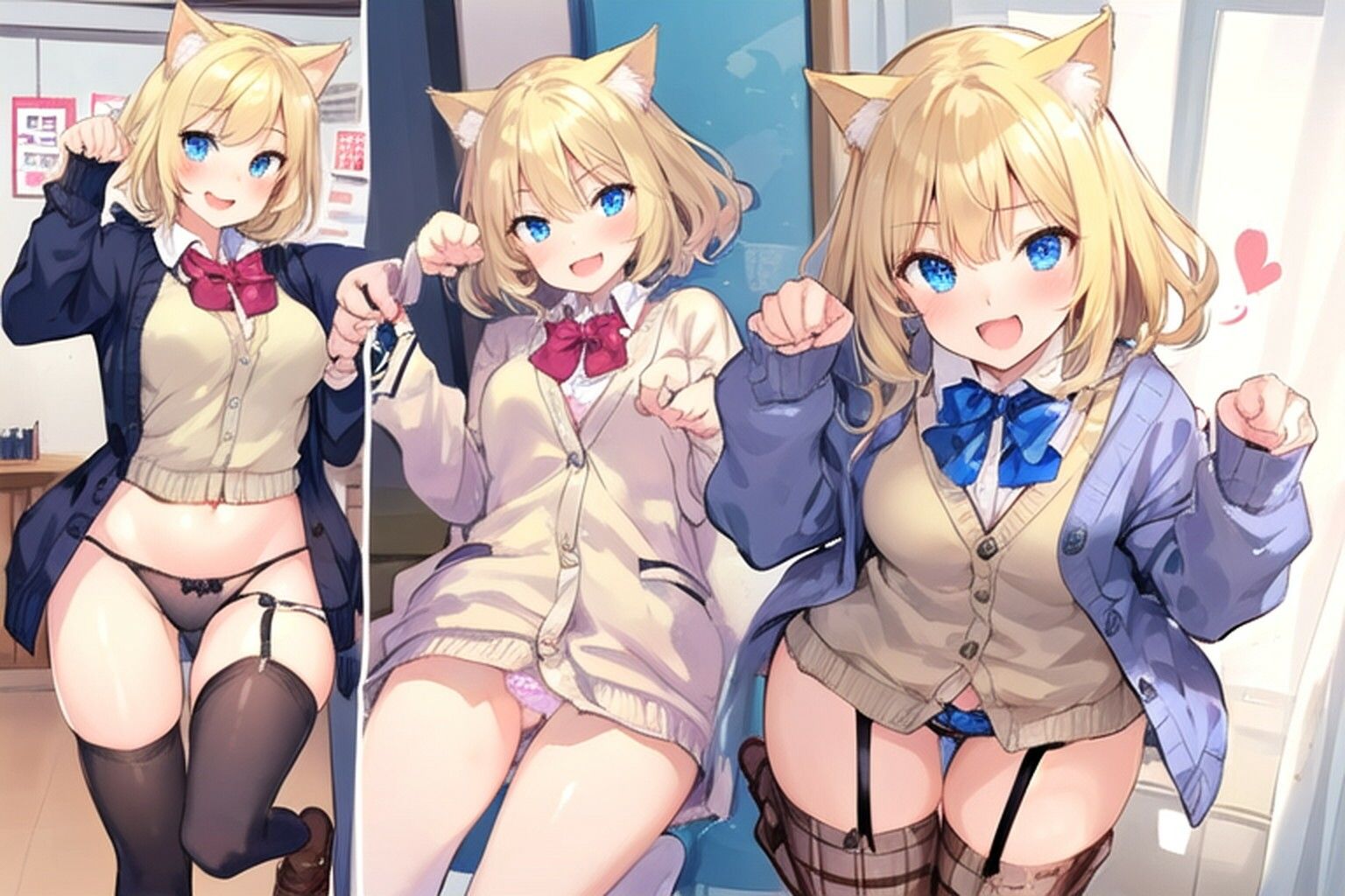 オタクに優しいギャルに教室で手コキで搾精されて…… サンプル画像1