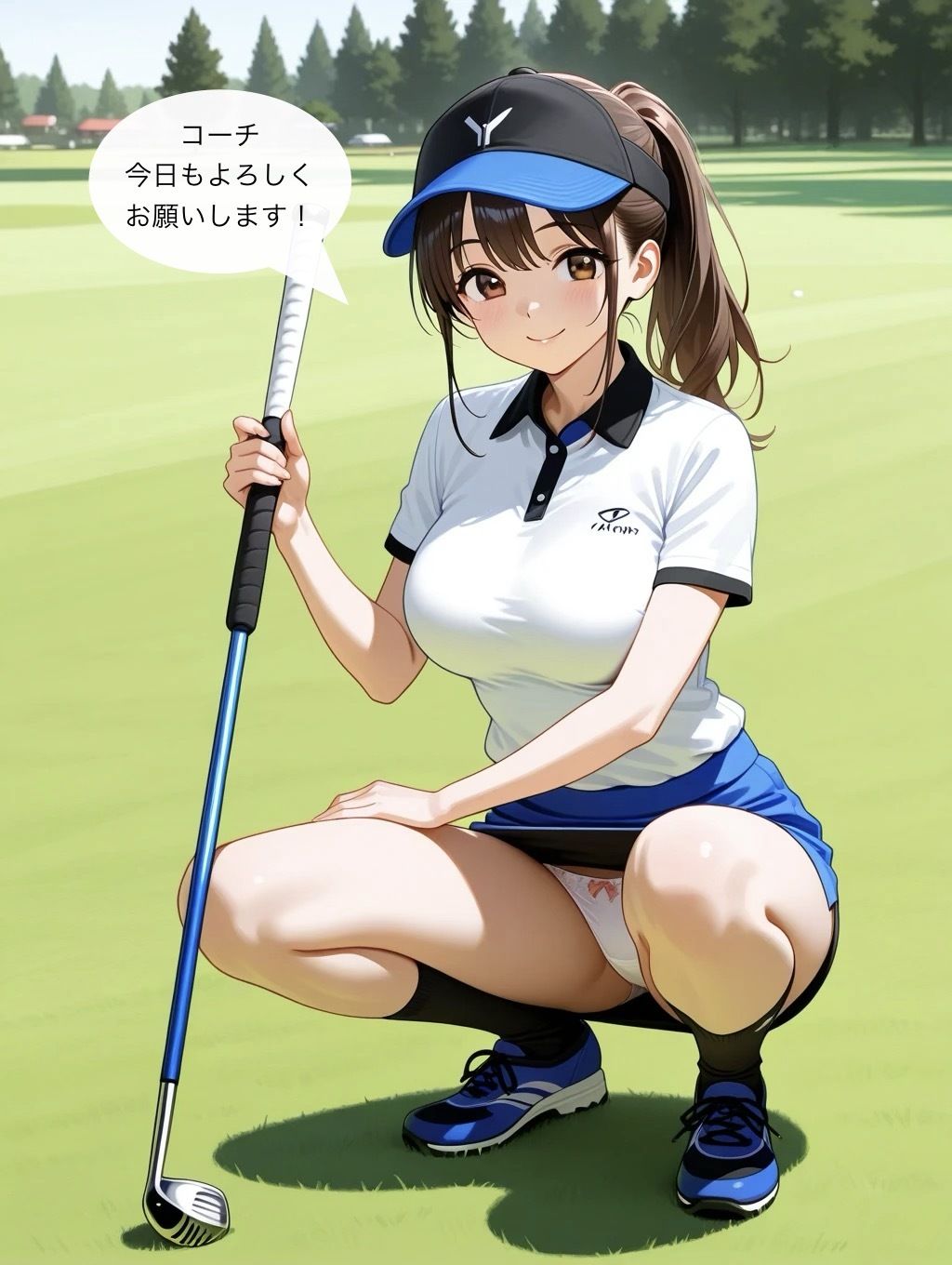 ゴルフコーチのHなレッスン サンプル画像1