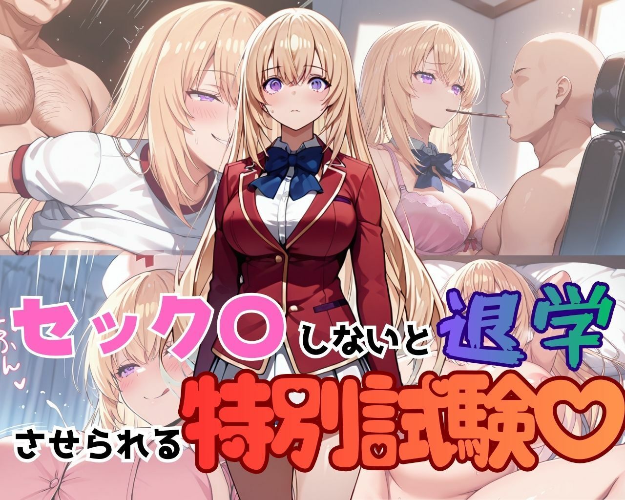 セック〇しないと退学させられる特別試験 サンプル画像1