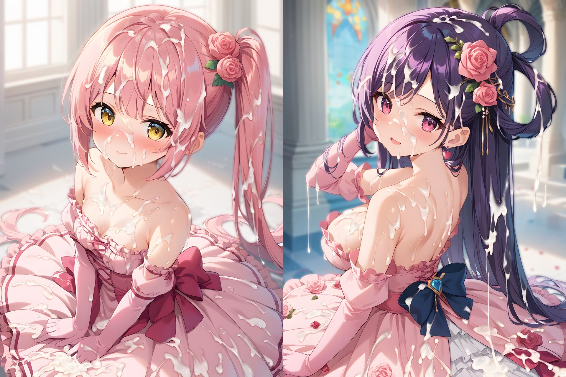 ドレスぶっかけCG集2 サンプル画像3