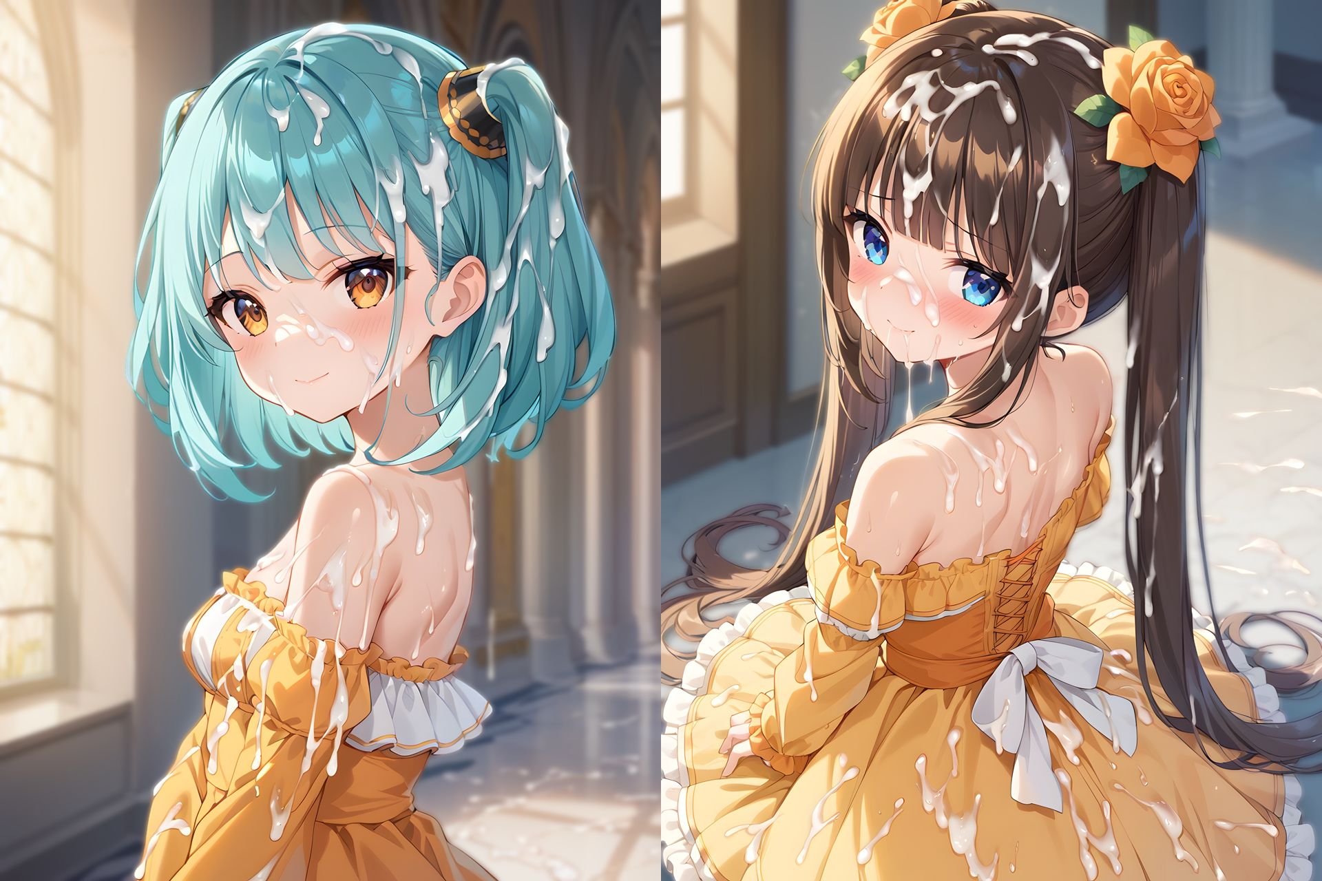 ドレスぶっかけCG集2 サンプル画像7