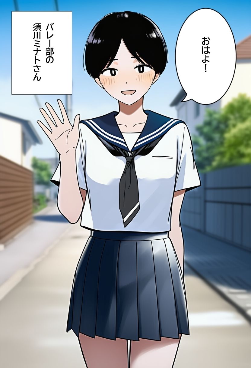 バレー部の須川さんと子作りセックスする。 サンプル画像1