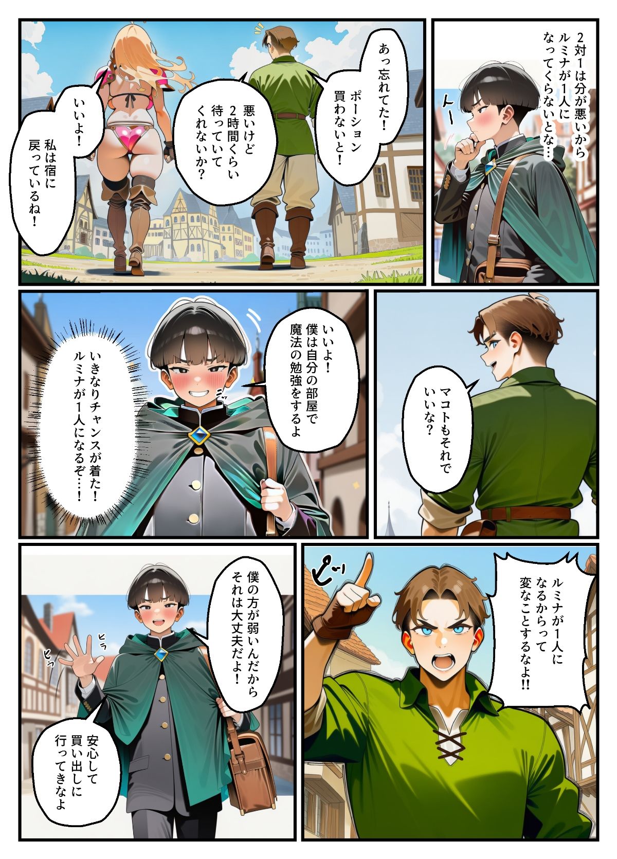 パーティメンバーのビキニアーマー生意気ギャルを魔法の力で寝取ります！【お試し版】 サンプル画像4