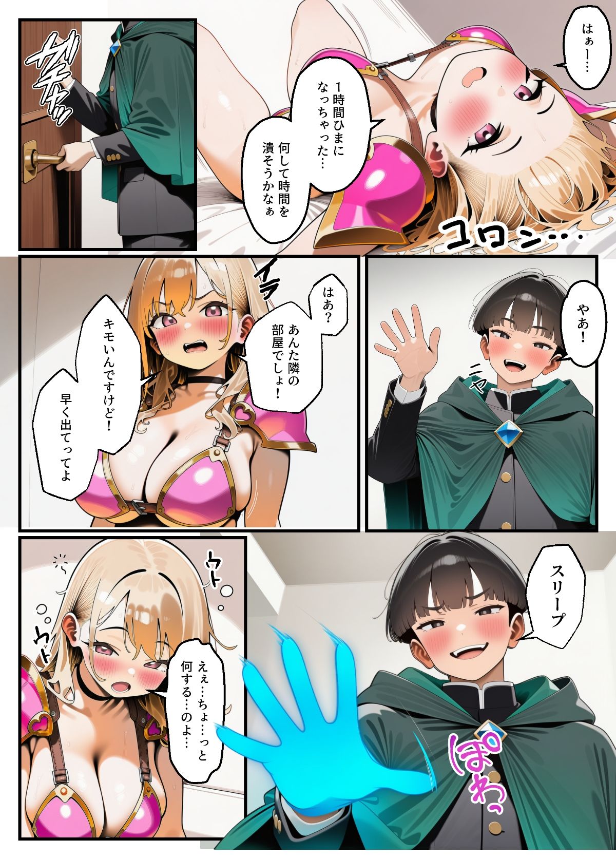 パーティメンバーのビキニアーマー生意気ギャルを魔法の力で寝取ります！【お試し版】 サンプル画像5