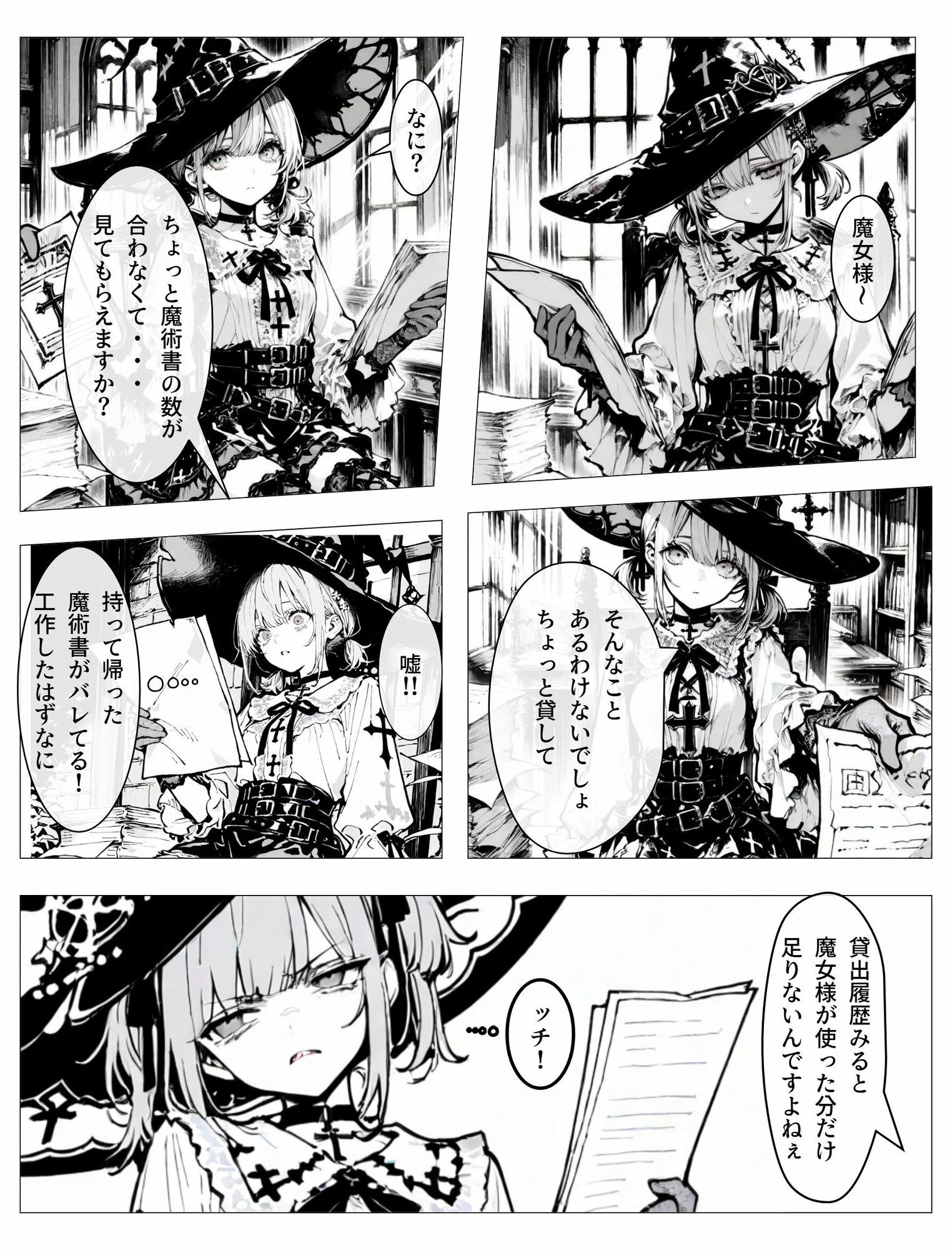 ポンコツな魔女様は借りを作れない！ サンプル画像1