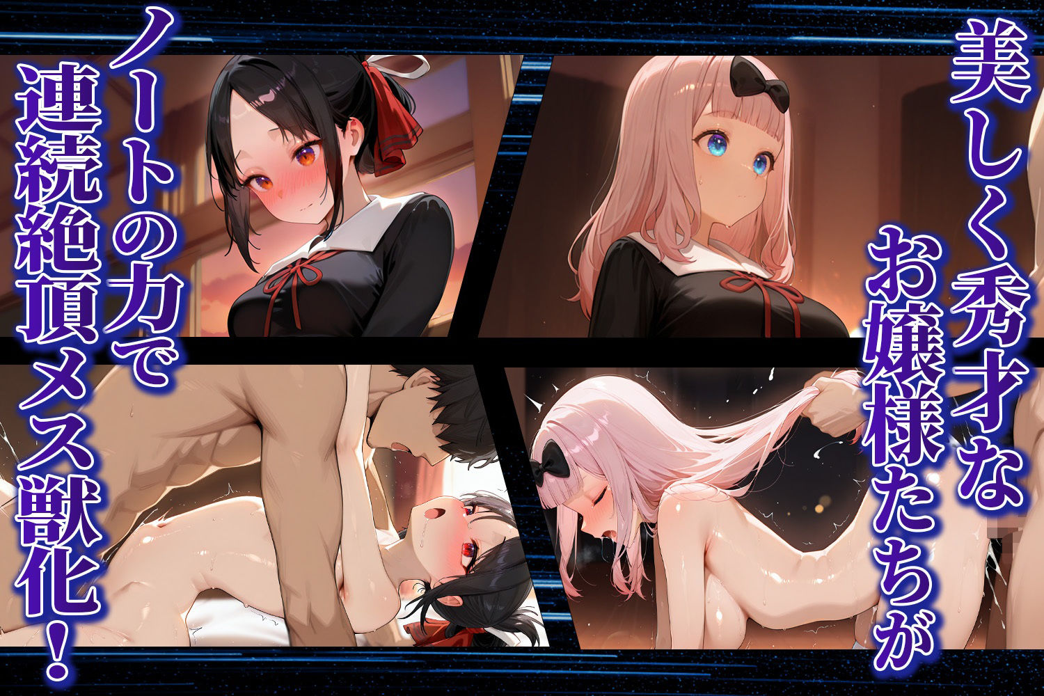 メスノート 〜無限絶頂に堕ちるヒロイン達 四宮かぐや編〜 サンプル画像4