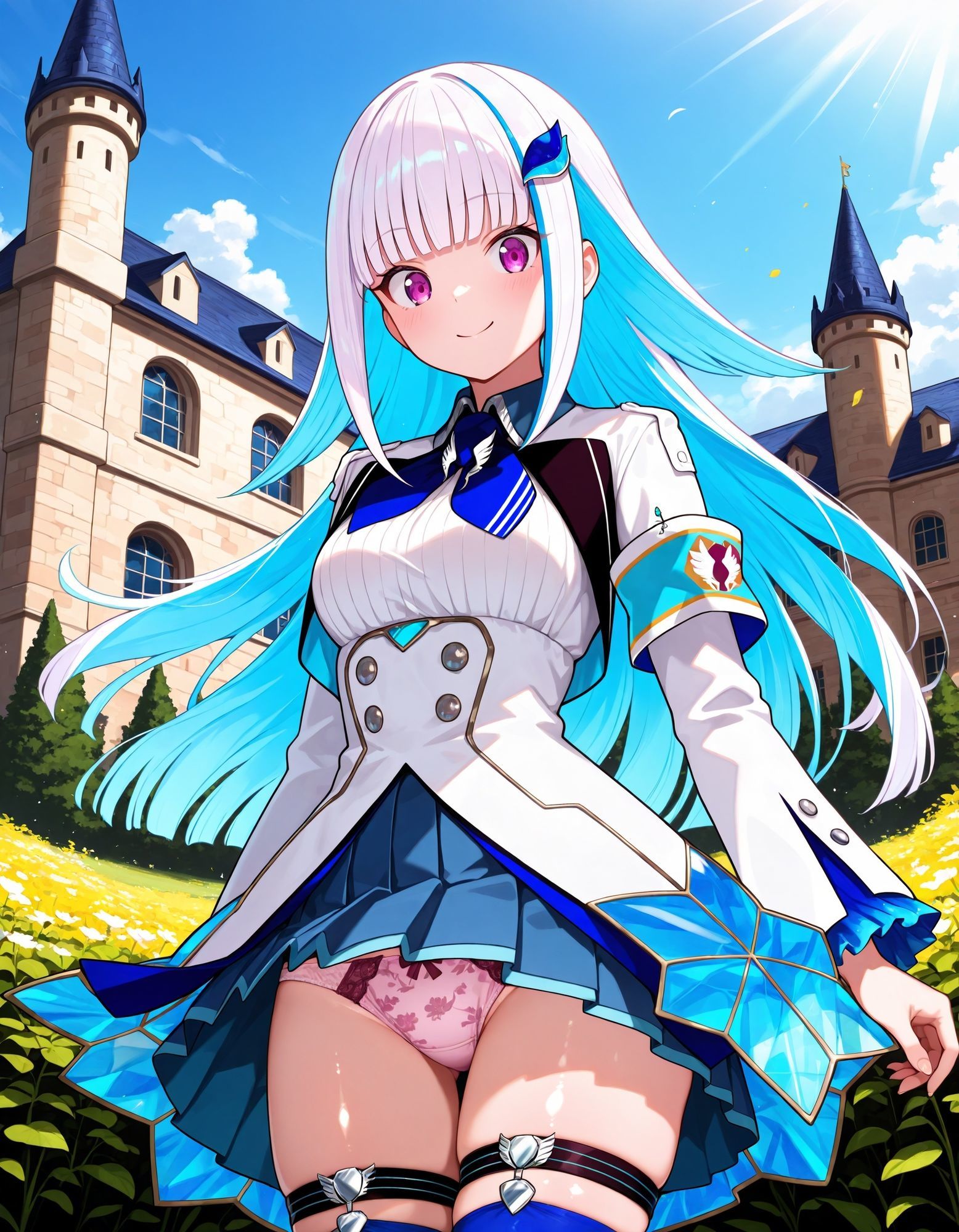 リゼ・ヘル〇スタのパンチラ サンプル画像1