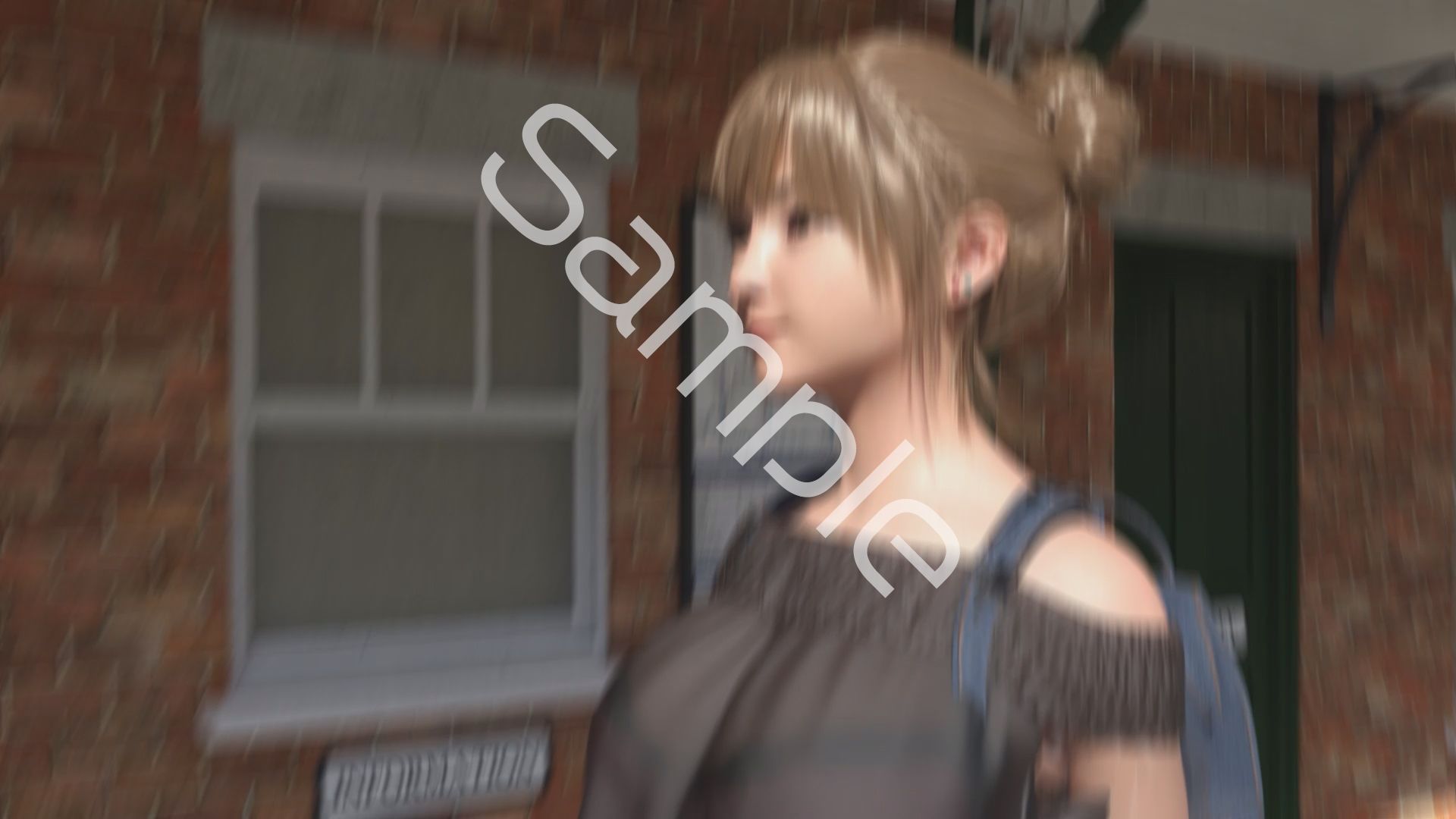 一ノ瀬廻里・私服登校日の通学途中の駅の階段でスカート内逆さ撮り盗撮の被害に遭う:PV07（シルキーな薄紫色のフルバックパンティ） サンプル画像7