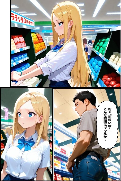 万引き現行犯！金髪ギャルを店長専用の「中出し肉便器」に分からせるまで サンプル画像5