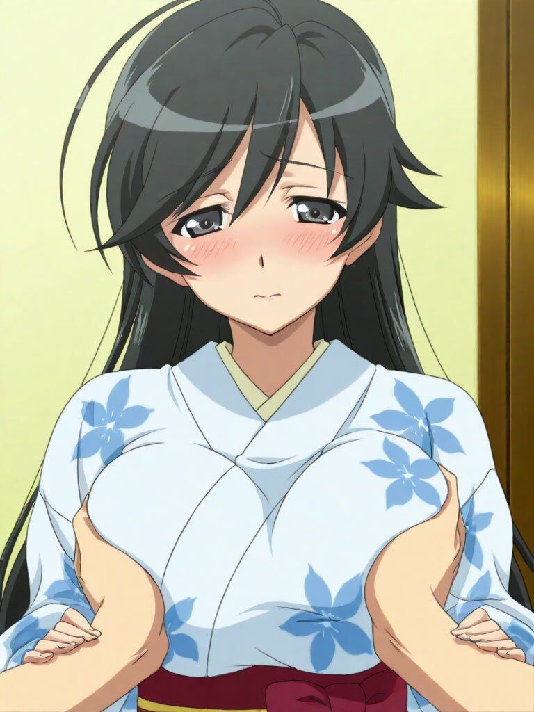 五〇鈴 華 着物で濃厚エッチ 290枚 サンプル画像2