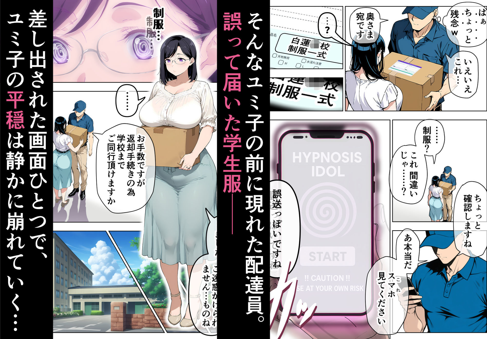 人妻ユミ子催●NTR2〜学校編〜 サンプル画像3