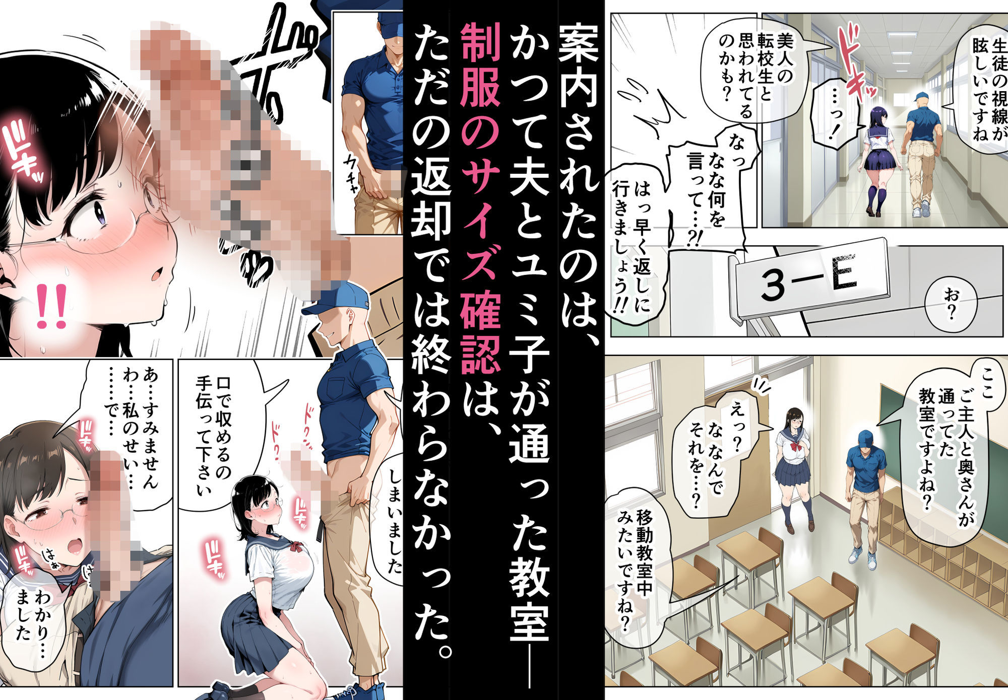 人妻ユミ子催●NTR2〜学校編〜 サンプル画像5